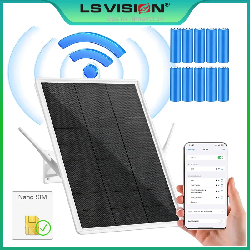 4G Lte Router Sim - LS VISION-enrutador módem Solar 4G LTE,