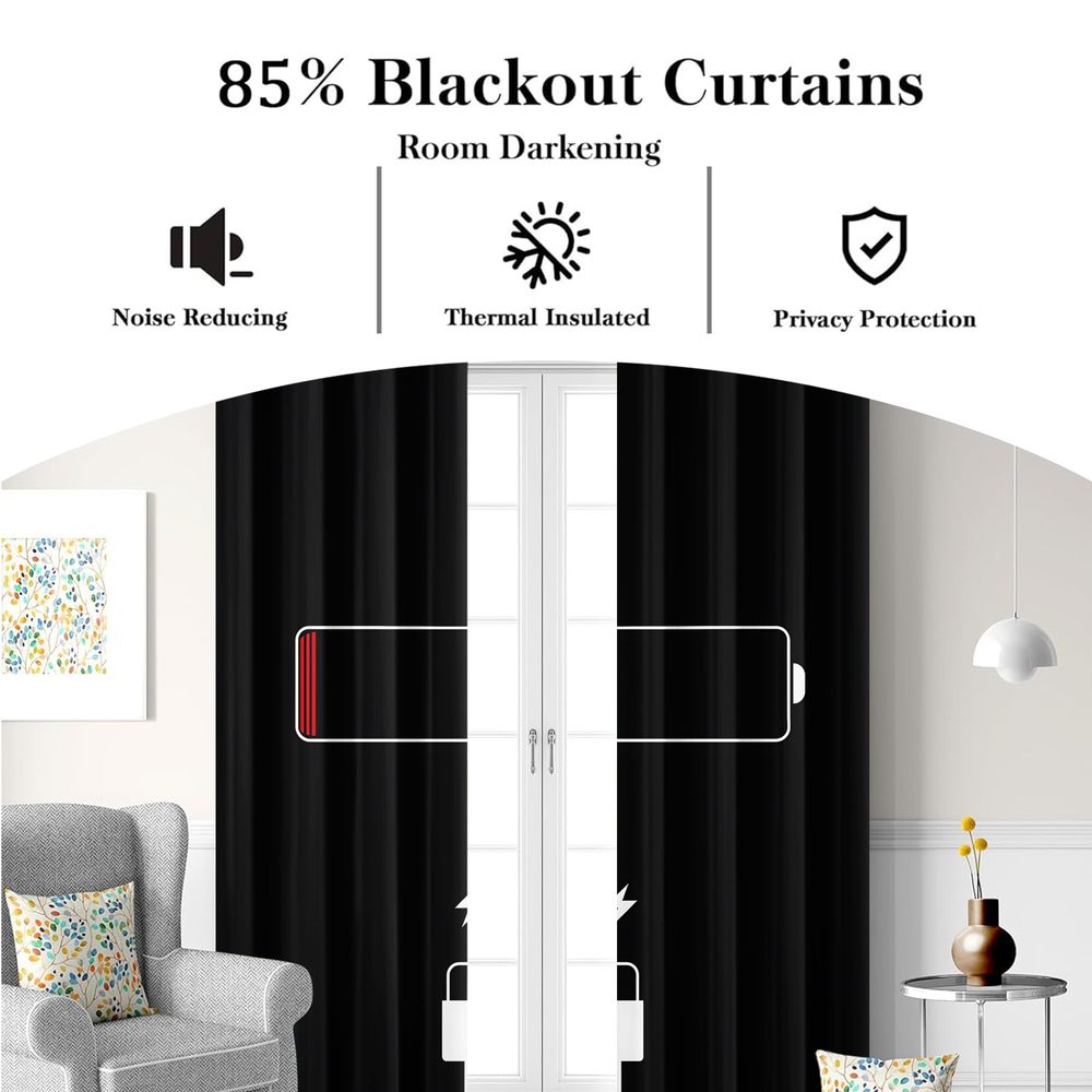 Cortinas Minimalistas con Carg - High Tech Office Room reseña y precio