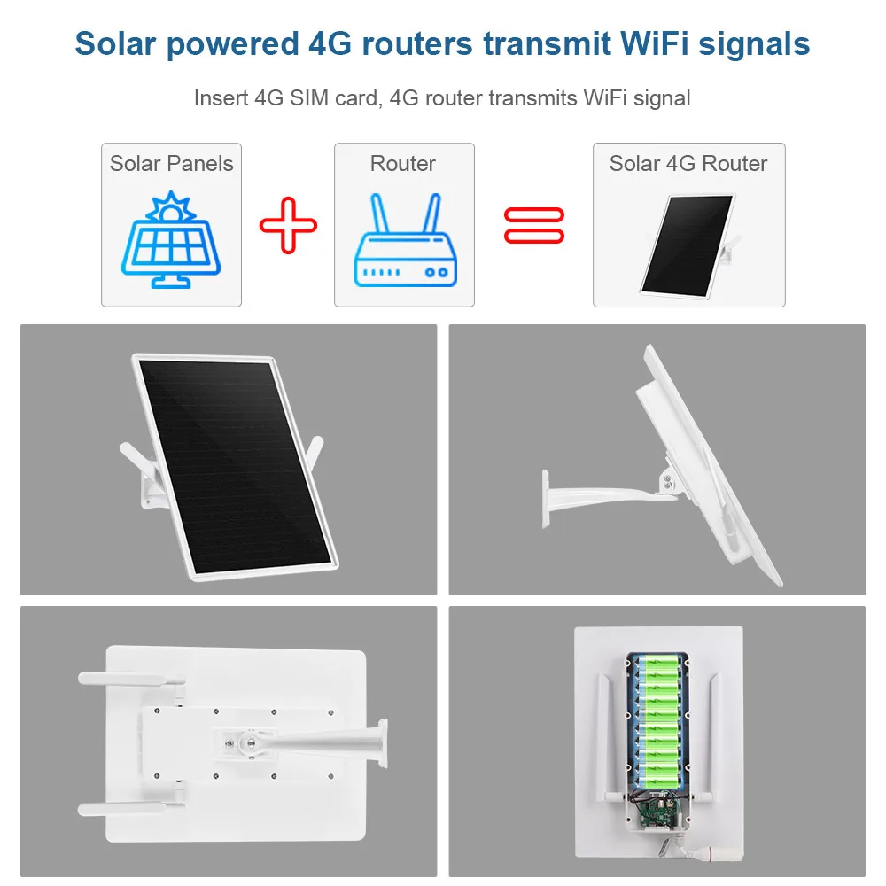 LS VISION-enrutador Solar 4G L - 4G Lte Router Sim reseña y precio
