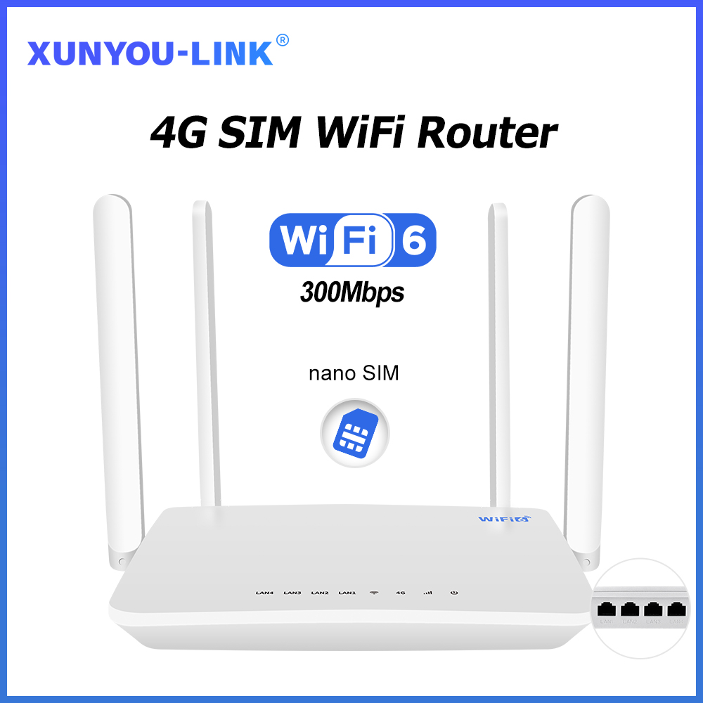 XUNYOU-LINK 4G SIM WiFi Router - 4G Lte Router Sim reseña y precio