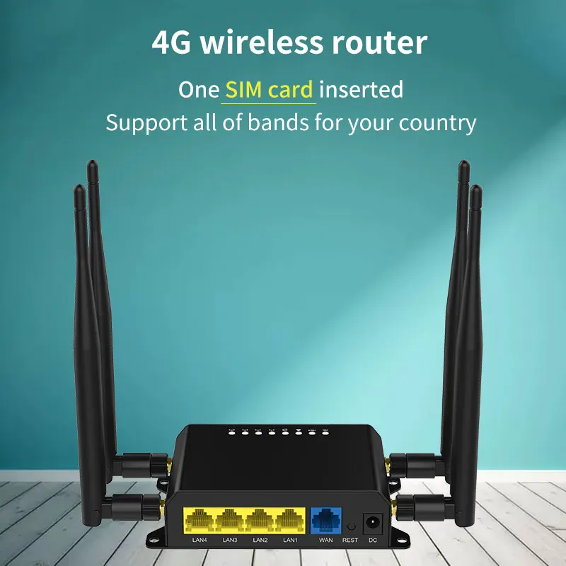 WE826-T2 enrutador WiFi 4G mód - 4G Lte Router Sim reseña y precio